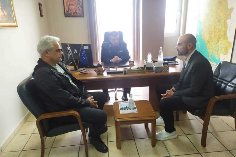 Την Αστυνομική Διεύθυνση Πρέβεζας επισκέφθηκε ο Παύλος Φραγκούλης