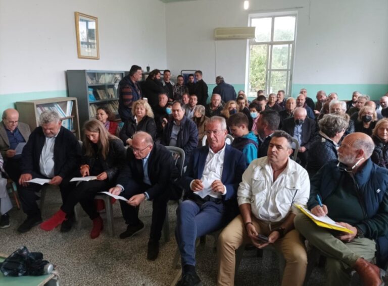 Πραγματοποιήθηκε στην Καμαρίνα η Συνέλευση Κατοίκων με θέμα την εγκατάσταση φωτοβολταϊκών πάρκων εντός των ορίων της.