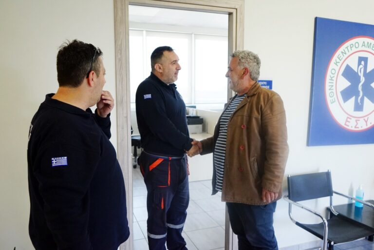 Το ΕΚΑΒ στην Πρέβεζα και τον Μεσοπόταμο επισκέφθηκε ο Υποψήφιος Βουλευτής Πρέβεζας του ΠΑΣΟΚ Γιώργος Δημητρίου