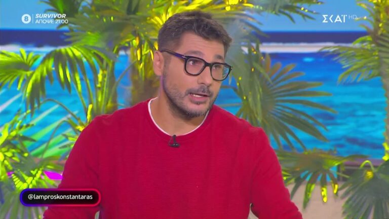 Με διπλό ρόλο στον ΣΚΑΪ ο Λάμπρος Κωνσταντάρας