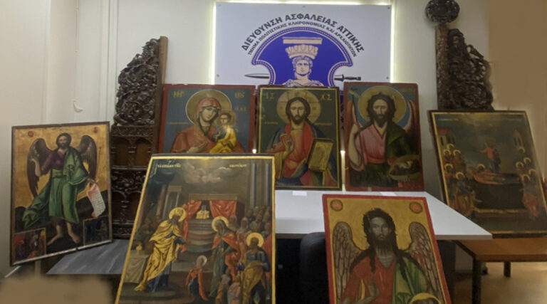 Η Μητρόπολη Ιωαννίνων αναμένει την επιστροφή των κλεμμένων εικόνων που εντοπίστηκαν σε Μονή στο Γέρακα Αττικής