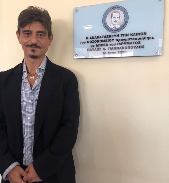 Εγκαίνια για τους ανακαινισμένους θαλάμους νοσηλείας του Νοσοκομείου Πρέβεζας από τον Δημήτρη Γιαννακόπουλο