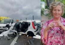 Θρήνος στην κηδεία της 59χρονης Μαρίας που σκοτώθηκε σε τροχαίο – Σε σοβαρή κατάσταση το 2 ετών εγγονάκι της