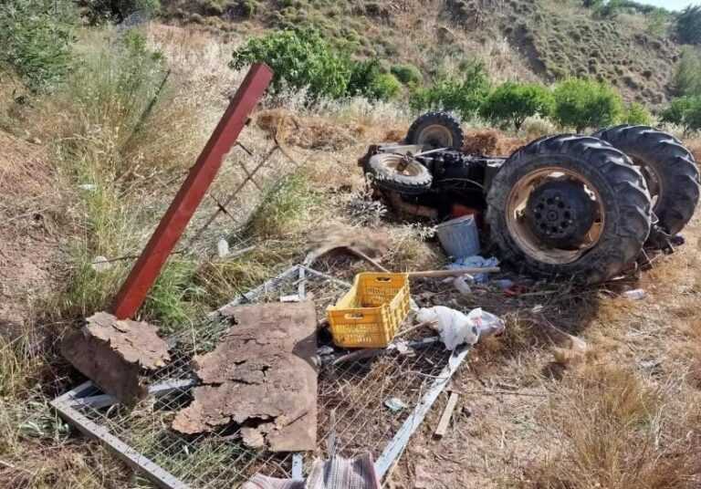 Τραγωδία: 48χρονος αγρότης σκοτώθηκε όταν τον καταπλάκωσε το τρακτέρ του