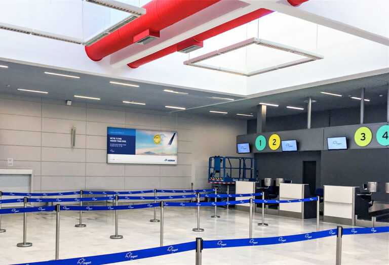 Μείωση 7% καταγράφηκε στο πρώτο τετράμηνο στο αεροδρόμιο Ακτίου.