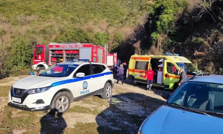 Ζευγάρι Αλβανών έπεσαν σε γκρεμό με το αυτοκίνητο τους στην εθνική οδό Ιωαννίνων – Κακαβιάς
