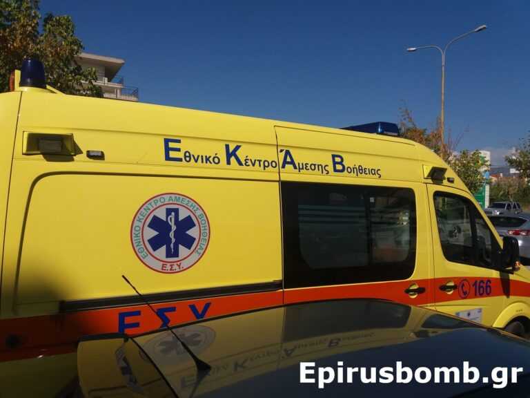 Τραυματισμοί από τροχαίο ατύχημα στο Λούρο Πρέβεζας: Μηχανή βγήκε από την πορεία της