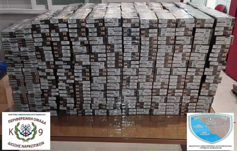 Δύο Βρετανοί συνελήφθησαν στην Ηγουμενίτσα για παράνομη μεταφορά λαθραίων τσιγάρων τουρκικής προέλευσης