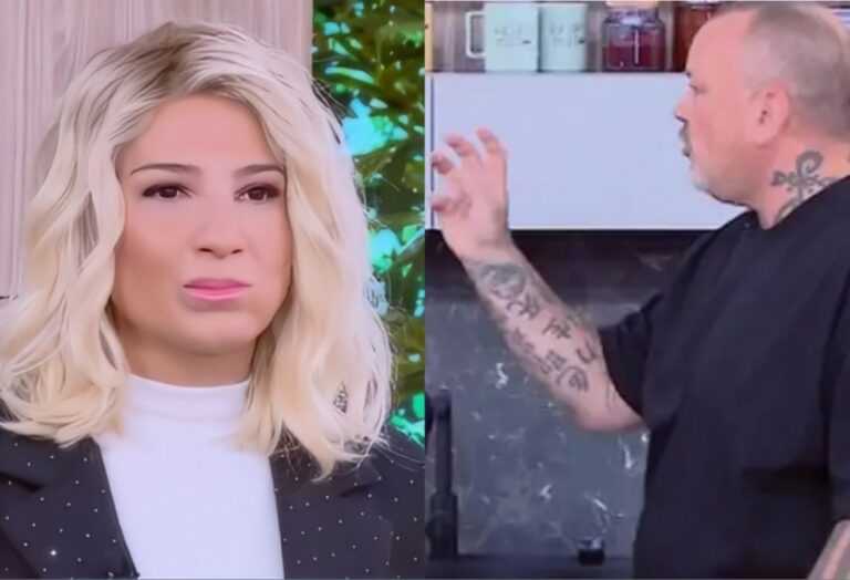 Η κραυγή της Φαίης Σκορδά μετά την άσεμνη χειρονομία του Δημήτρη Σκαρμούτσου!