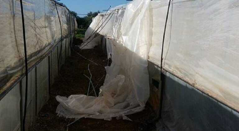 Πρέβεζα: Ζημιές σε Θερμοκήπια στις Ράχες και Σκαμνούλα λόγω Κακοκαιρίας