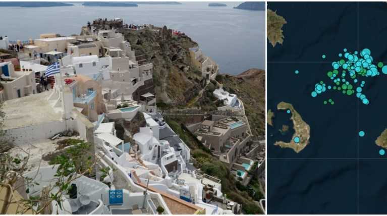 Σαντορίνη: Κρίσιμες ώρες για πιθανό ισχυρό σεισμό – Αναχωρούν με πλοία και αεροπλάνα μετά τον σεισμό των 4,7 Ρίχτερ