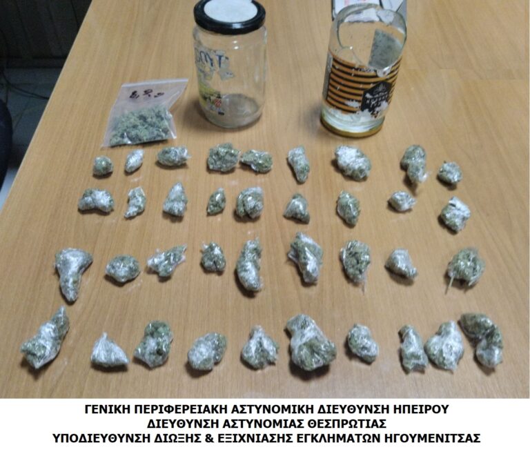 Ηγουμενίτσα: Είχαν αποκρύψει σε αυλή εκκλησίας 37 συσκευασίες ακατέργαστης κάνναβης