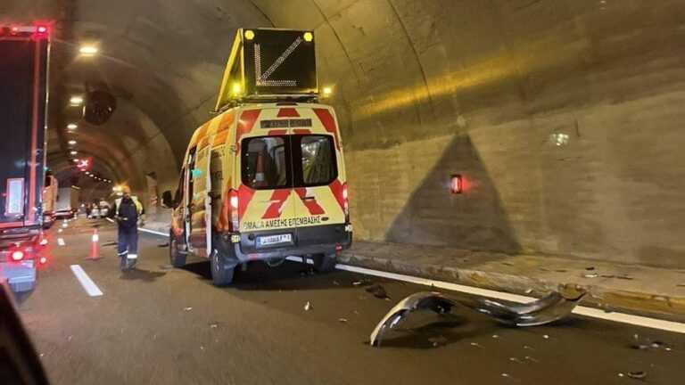 Ιωάννινα: Πυροσβεστική, ΕΚΑΒ και Αστυνομία σε συναγερμό μετά από εκτροπή οχήματος στην σήραγγα του Δρίσκου της Εγνατίας Οδού