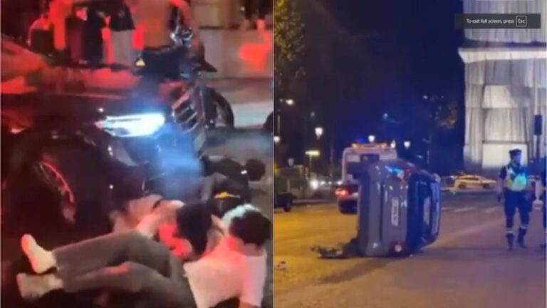 Πανικός στο Παρίσι: Αυτοκίνητο παρέσυρε φιλάθλους – Τρεις τραυματίες