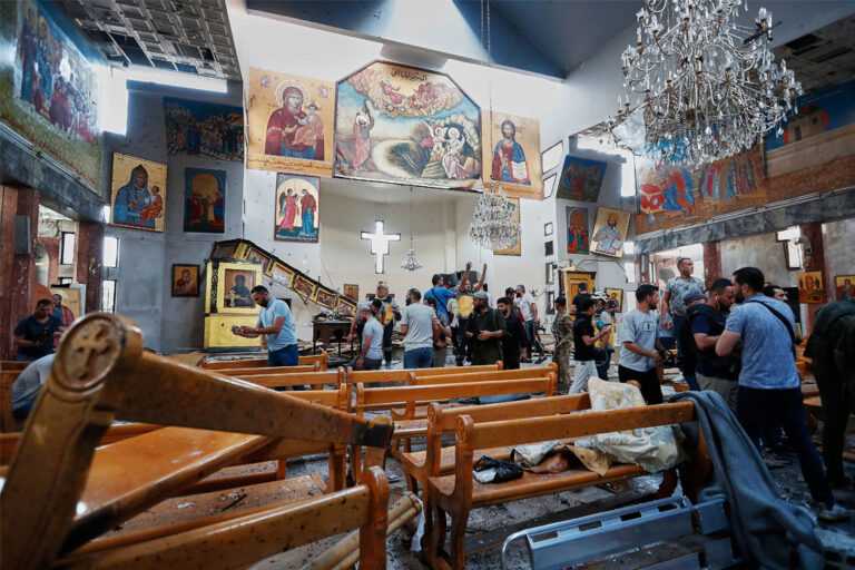 Φονική επίθεση σε εκκλησία στη Δαμασκό: Τζιχαντιστική ομάδα ανέλαβε την ευθύνη