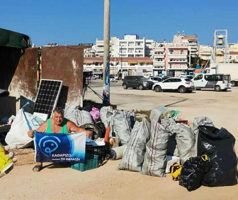 Καθαρισμός του Αμβρακικού Κόλπου από τους αλιείς της περιοχής