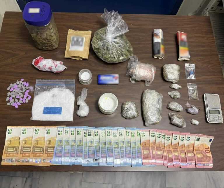 Γιάφκα ναρκωτικών στον Άγιο Παντελεήμονα – Σημαντικές κατασχέσεις από την Αστυνομία