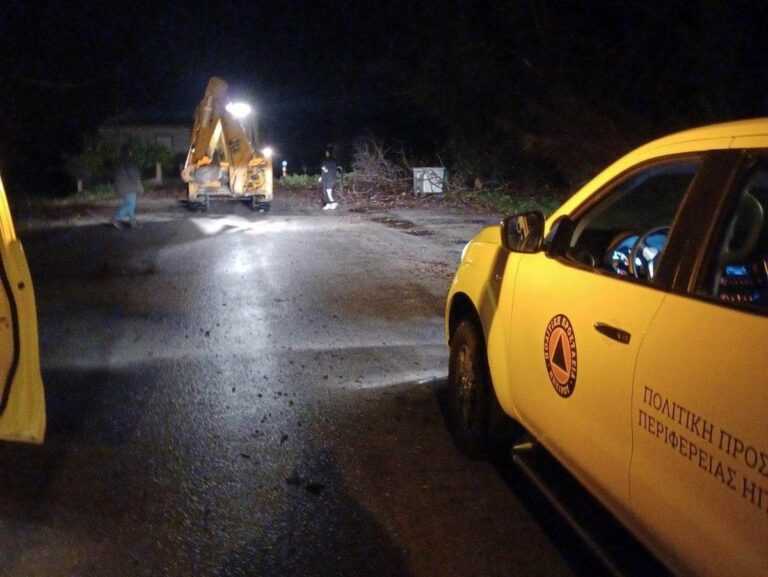 Ζάλογγο και Λούρος: Πτώσεις δέντρων από τους θυελλώδεις ανέμους από το μέτωπο κακοκαιρίας – Περιορισμένες οι ζημιές παρά τον όγκο νερού