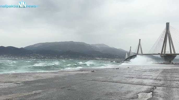 Ρίο-Αντίρριο: Έκτακτα μέτρα στη γέφυρα λόγω θυελλωδών ανέμων – Κλειστό το πορθμείο.