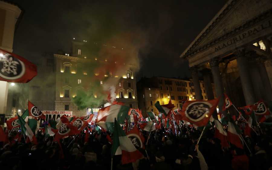 Ιταλία: Πέντε μέλη της ακροδεξιάς Casapound καταδικάστηκαν για την επανασύσταση του φασιστικού κόμματος