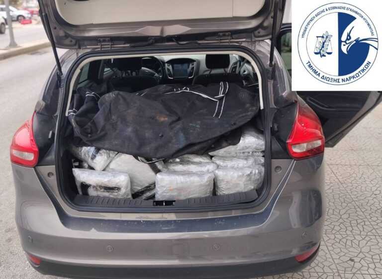 Θεσπρωτία: 18χρονος συνελήφθη με 60,5 κιλά χασίς στη Σαγιάδα