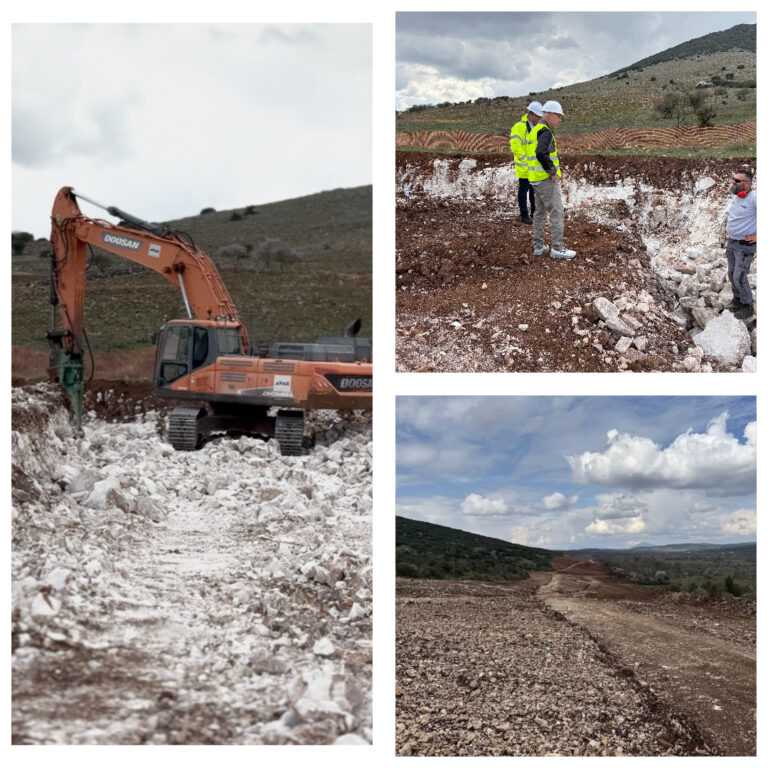 Ιωάννινα-Κακαβιά: Αυτοψία του Γιώργου Αμυρά στα έργα – Η εικόνα από το μέτωπο Κοσμηρά-Ασβεστοχώρι