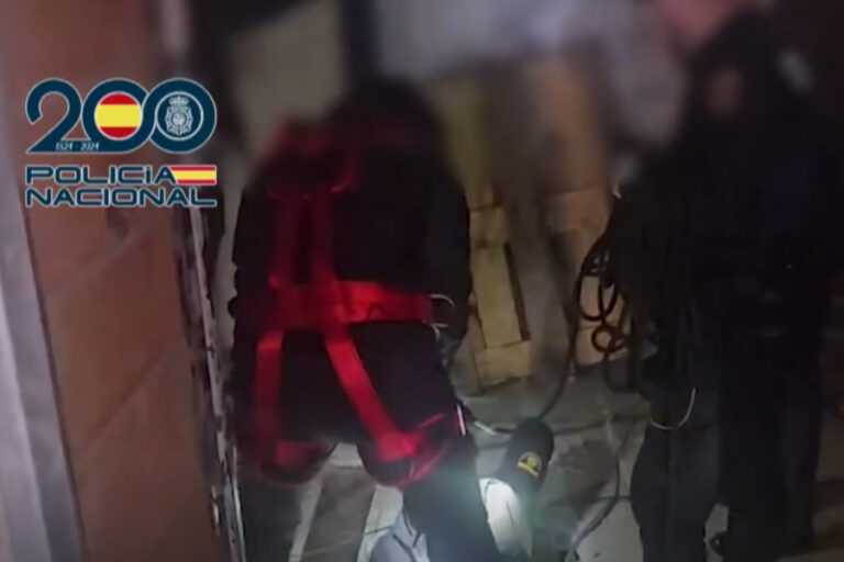 Η ισπανική αστυνομία εντόπισε μια υπόγειο τούνελ για διακίνηση κάνναβης από το Μαρόκο (Βίντεο)