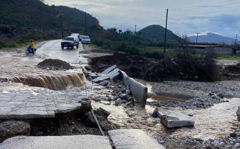 «Πράσινο φως» για τη Σαγιάδα – Διαγωνισμός 680.000 ευρώ για τους κατεστραμμένους δρόμους
