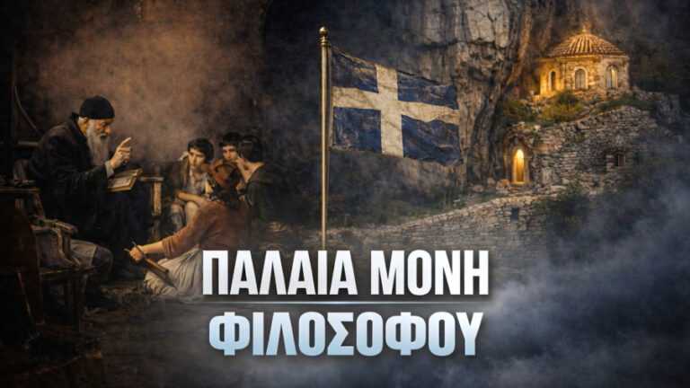 25η Μαρτίου: Το Κρυφό Σχολειό της Αρκαδίας που στέκει αγέρωχο στα βράχια – Ένα σύμβολο αντίστασης (drone video)