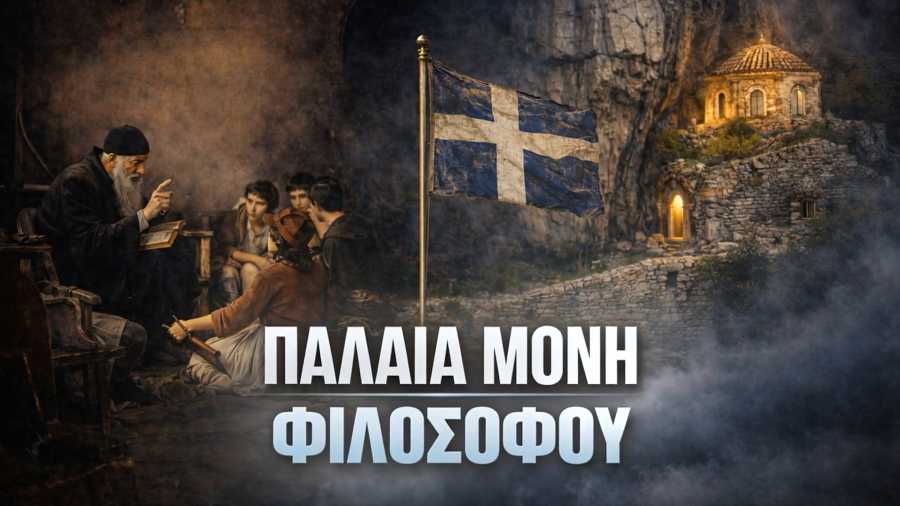 25η Μαρτίου: Το Κρυφό Σχολειό της Αρκαδίας που στέκει αγέρωχο στα βράχια – Ένα σύμβολο αντίστασης (drone video)